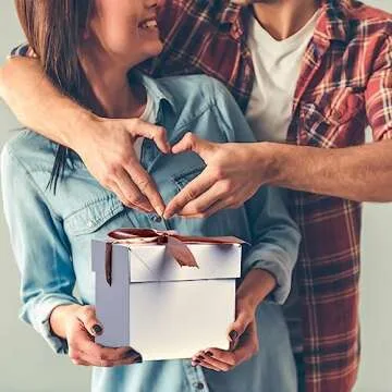 GP SUP Gift Boxes 6x6x6 with Ribbon, Perfect for All Occasions