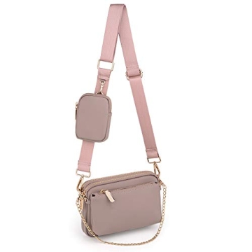 UTO Small Crossbody Bags for Women 3 in 1 Trendy Belt Purse Fashion Designer Mini Cute Sling Fanny C...