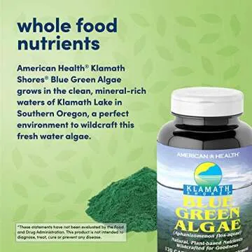 Klamath Shores Blue Green Algae Capsules for Health