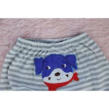 MAIHAO Reborn Baby Doll Clothes for 17-22 Inch Newborn Baby Doll Boy, Baby Doll Clothes Outfit Accessories fit 17-22 Inch Baby Doll Boy【Puppy Pattern 4pcs Set 】