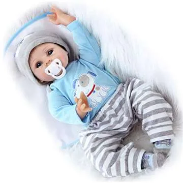 MAIHAO Reborn Baby Doll Clothes for 17-22 Inch Newborn Baby Doll Boy, Baby Doll Clothes Outfit Accessories fit 17-22 Inch Baby Doll Boy【Puppy Pattern 4pcs Set 】