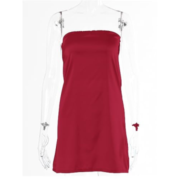 Elegant LYANER Satin Silk Mini Dress for Parties