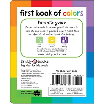 First 100: Padded Color Book for Toddlers