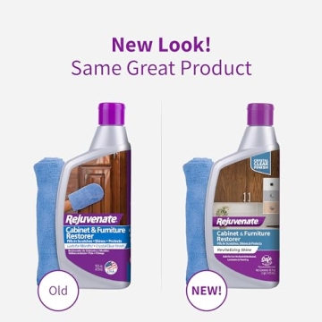 Rejuvenate Cabinet And Furniture Restorer Fills In Scratches, Shines And Protects Indoor Cabinets And Furniture, 16 Ounces