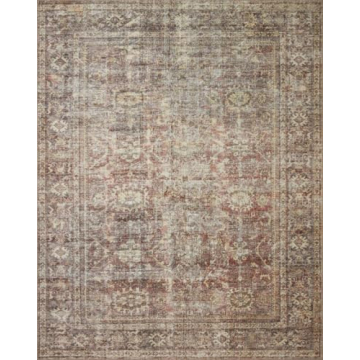 Amber Lewis Georgie Collection Vintage Rug Bordeaux