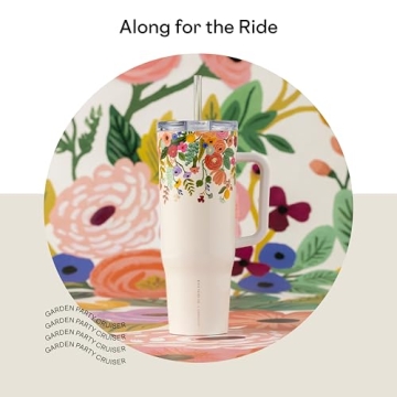 Corkcicle x Rifle Paper Co. Cruiser Tumbler 40 oz