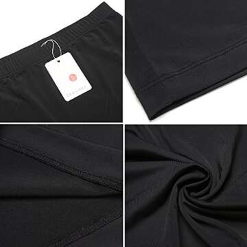 Ekouaer Boyshort Panties Women's Soft Underwear Briefs Invisible Hipster 3 Pack Seamless Boxer Brief Panties