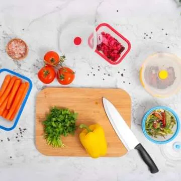 Collapsible Silicone Food Storage Containers - ECOBERI Set of 4