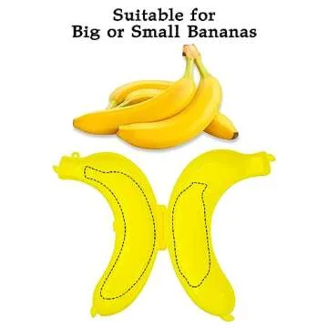 YINPIXUS 3 Pack Banana Cases for Fresh Fruits On-the-Go