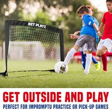 Portable Soccer Goals - Instant Play Set for Kids