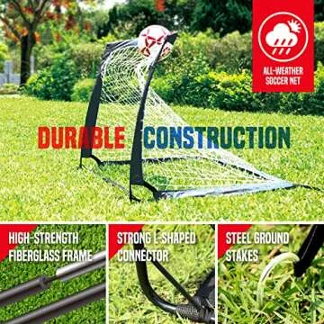 Portable Soccer Goals - Instant Play Set for Kids