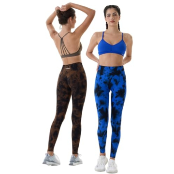 AUROLA Dream Tie Dye Workout Leggings - Stylish Comfort