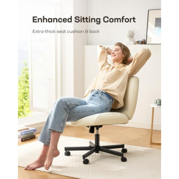 Marsail Criss Cross Office Chair with Adjustable Height