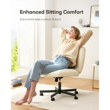 Marsail Criss Cross Office Chair with Adjustable Height