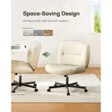 Marsail Criss Cross Office Chair with Adjustable Height