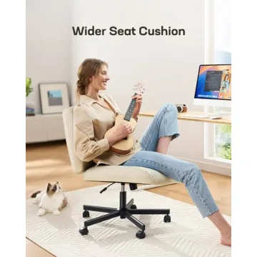 Marsail Criss Cross Office Chair with Adjustable Height