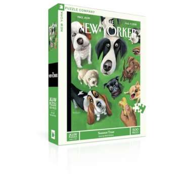 New York Puzzle Company - New Yorker Summer Treat - 500 Piece Jigsaw Puzzle for Adults by Mark Ulriksen