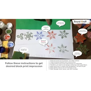 Royal Kraft Block Printing Stamps for Creative Expression