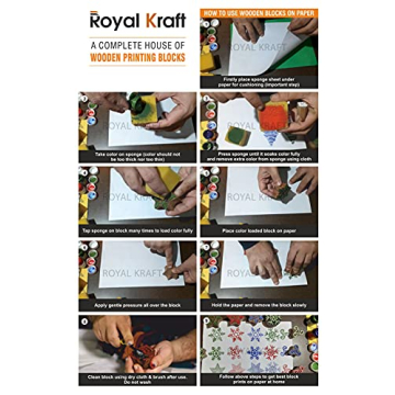 Royal Kraft Block Printing Stamps for Creative Expression