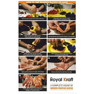 Royal Kraft Block Printing Stamps for Creative Expression