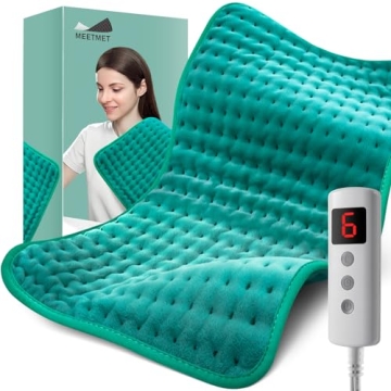 MEETMET Heating Pad for Pain Relief and Relaxation