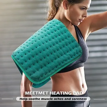 MEETMET Heating Pad for Pain Relief and Relaxation