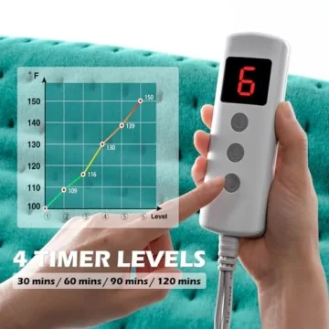 MEETMET Heating Pad for Pain Relief and Relaxation