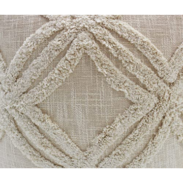 Stylish COTTON CRAFT Hand Tufted Pouf for Home Use