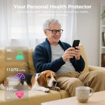 Smart Health Tracker Ring - Heart Rate, Sleep & Waterproof