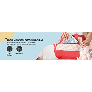 Pee Pee Teepee Dogs 5-Pack Soft Baby Boy Diaper Shields