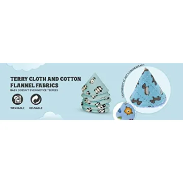 Pee Pee Teepee Dogs 5-Pack Soft Baby Boy Diaper Shields