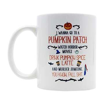 Casitika Halloween Horror Movie Coffee Mug - Perfect for Spooky Sips