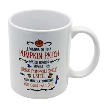 Casitika Halloween Horror Movie Coffee Mug for Spooky Sips