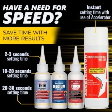 Starbond Premium CA Glue Bundle for Woodworking and Crafts