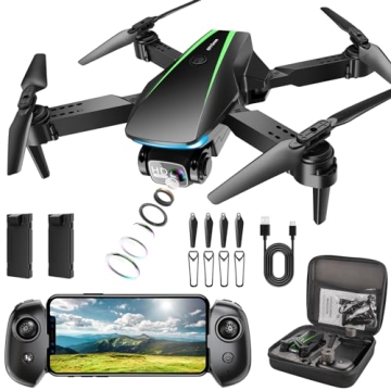 Oddire Mini Drone with Camera - 1080P HD Foldable Drone with Stable Hover, Gravity Control, Auto-Fol...