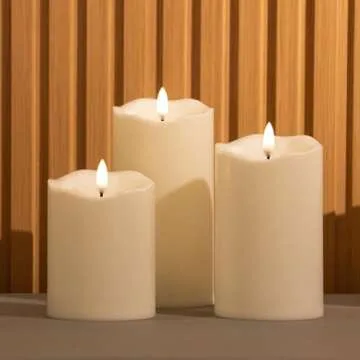 Mingfuxin Flameless Candles: Safe, Battery Operated LED Light