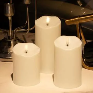 Mingfuxin Flameless Candles: Safe, Battery Operated LED Light