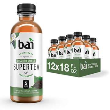 Bai Iced Tea and Flavored Water Bundle (12 Count)