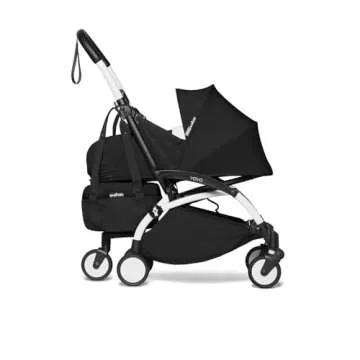 Stokke Babyzen YOYO Bag, Navy Blue - Provides Additional, Sturdy Storage on the YOYO2 Stroller - Includes Wheel Base & Hooks
