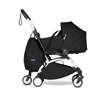 Stokke Babyzen YOYO Bag, Navy Blue - Provides Additional, Sturdy Storage on the YOYO2 Stroller - Includes Wheel Base & Hooks