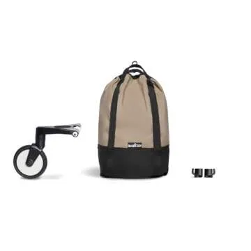 Stokke Babyzen YOYO Bag, Navy Blue - Provides Additional, Sturdy Storage on the YOYO2 Stroller - Includes Wheel Base & Hooks
