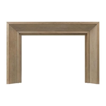 Modern Ember Everly Wood Fireplace Mantel Surround Kit in Blonde | 56" x 42" Opening | 80" x 54" Ove...
