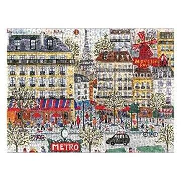 Galison Michael Storrings Paris 1000-Piece Puzzle for All