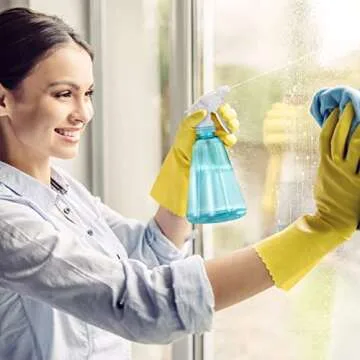 BALABALA Spray Bottles Pack of 5 Water Squirt Bottle 17 oz Adjustable Empty Plastic Storage Container for Cleaning Solutions, Gardening, Pets, Plants, Hair Misting, Leak Proof, BPA Free, 5 Colors