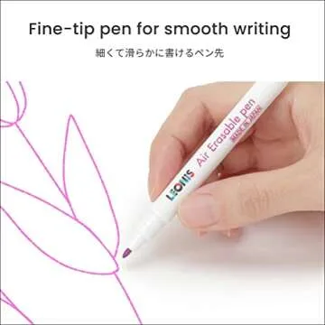 LEONIS Disappearing Ink Fabric Marking Pen 5 Count Pack