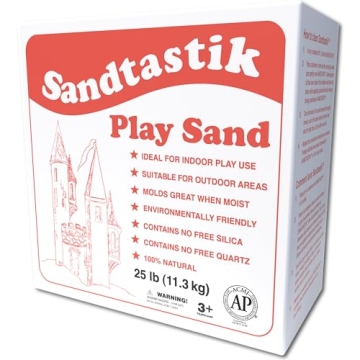 Sandtastik Sparkling White Play Sand for Creative Play