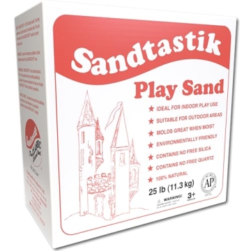 Sandtastik Sparkling White Play Sand for Creative Play