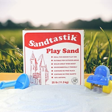 Sandtastik Sparkling White Play Sand for Creative Play