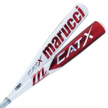 Marucci CATX -10 Baseball Bat with Liquid-Gel Dampening System and Responsive Alloy