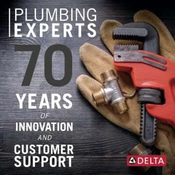 DELTA FAUCET 5-Spray Chrome Shower Head - Versatile & Efficient